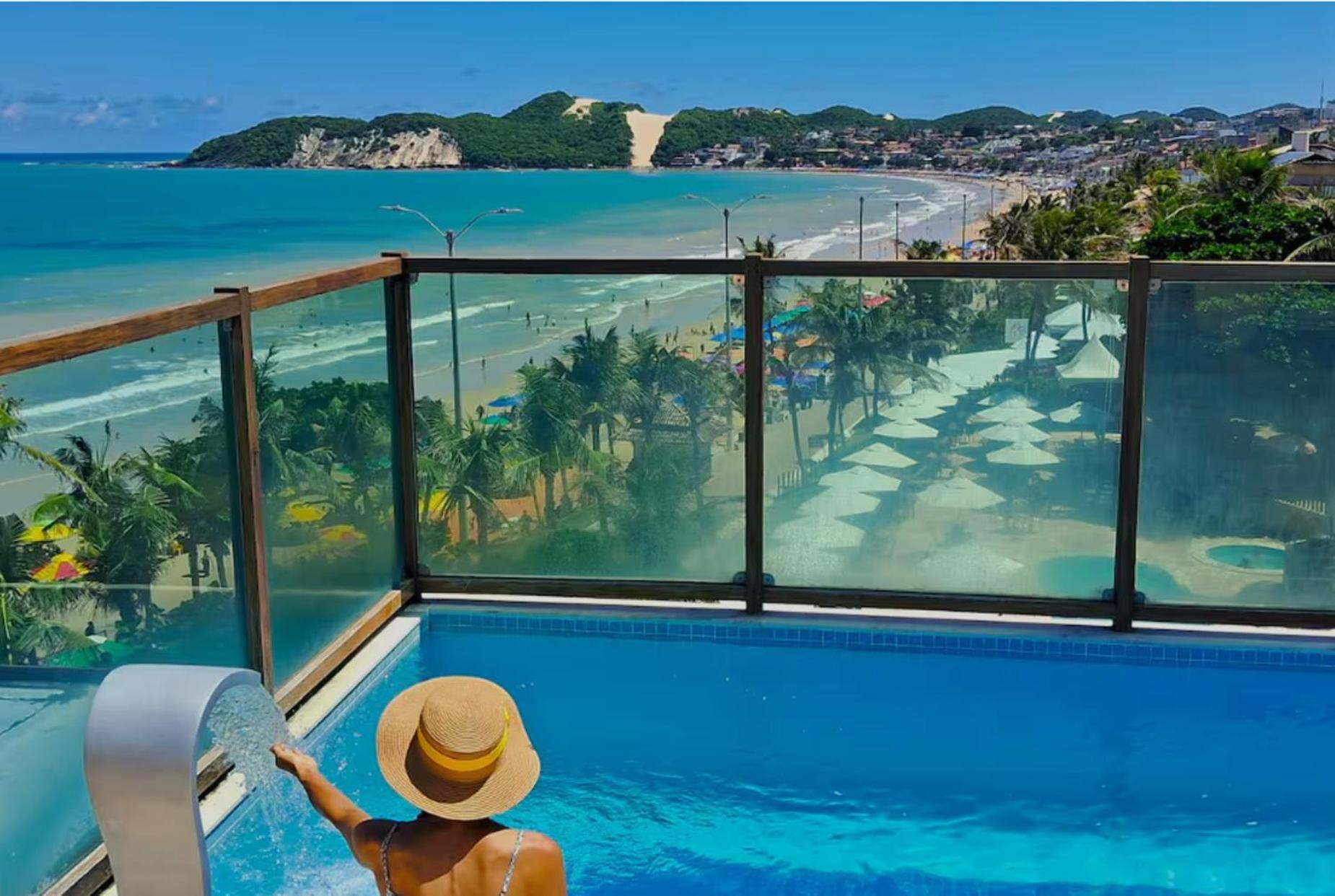 Na Praia - Araca 305 Super Luxo - Frente Mar Natal Bagian luar foto